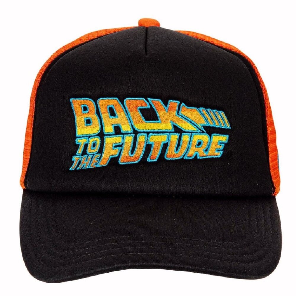 Back To The Future Mesh Cap Hat NEW Fast Ship